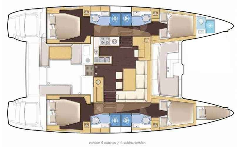 MARY GRACE II - Boat Interior Layout