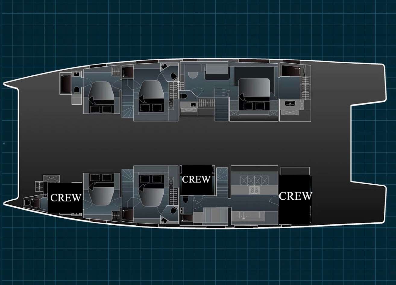 ALINA - Boat Interior Layout