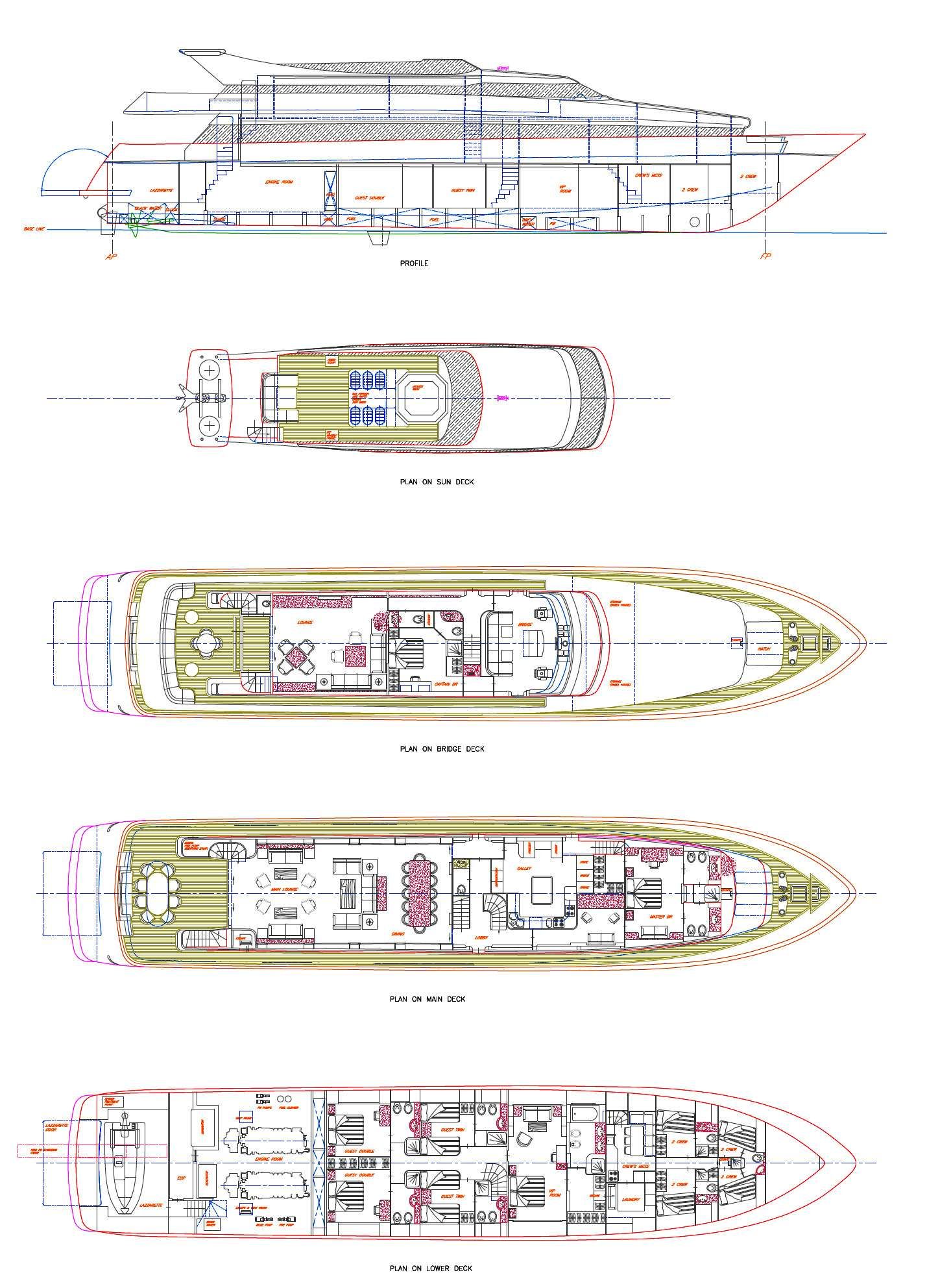 ELEMENT - Boat Interior Layout