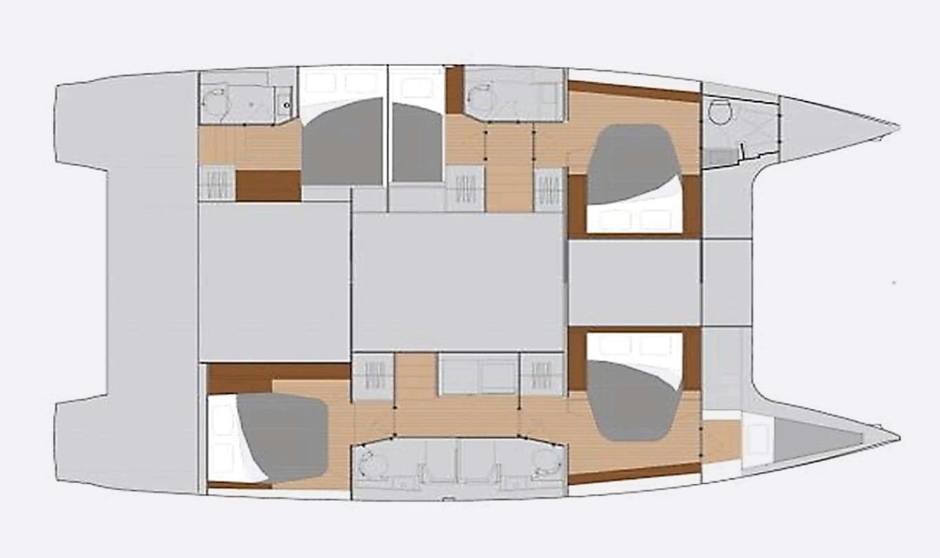 Aquaspirit - Boat Interior Layout