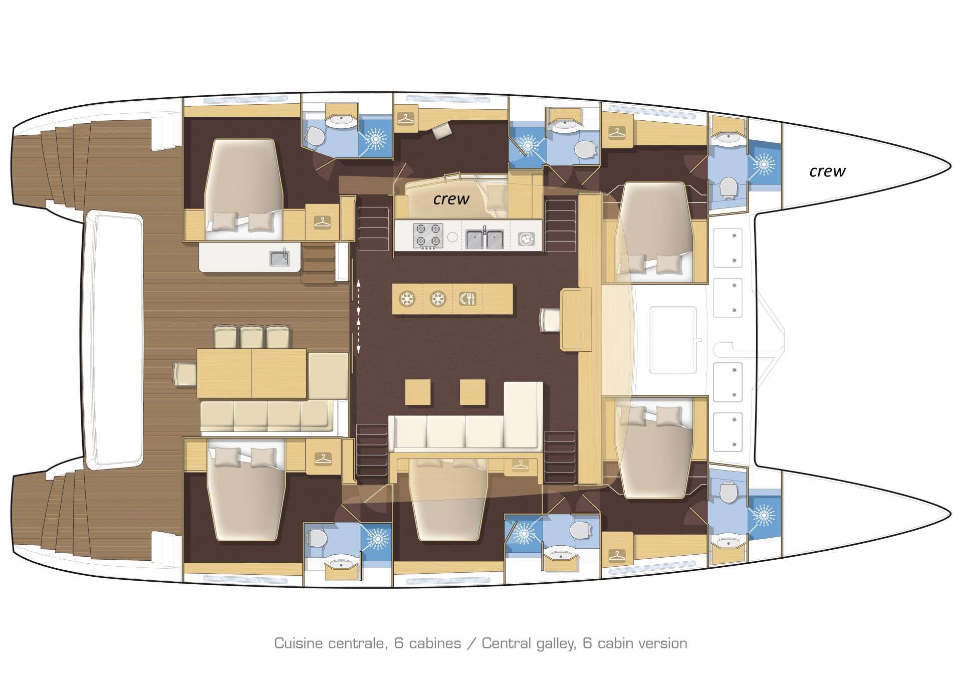 VALIUM62 - Boat Interior Layout