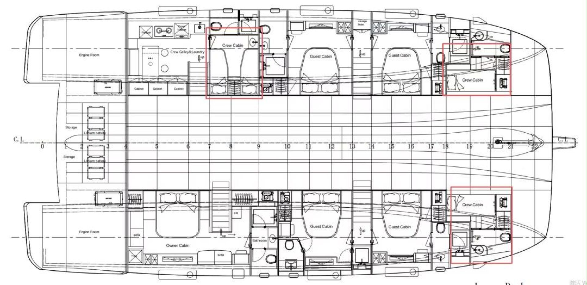 Under the Radar - Boat Interior Layout