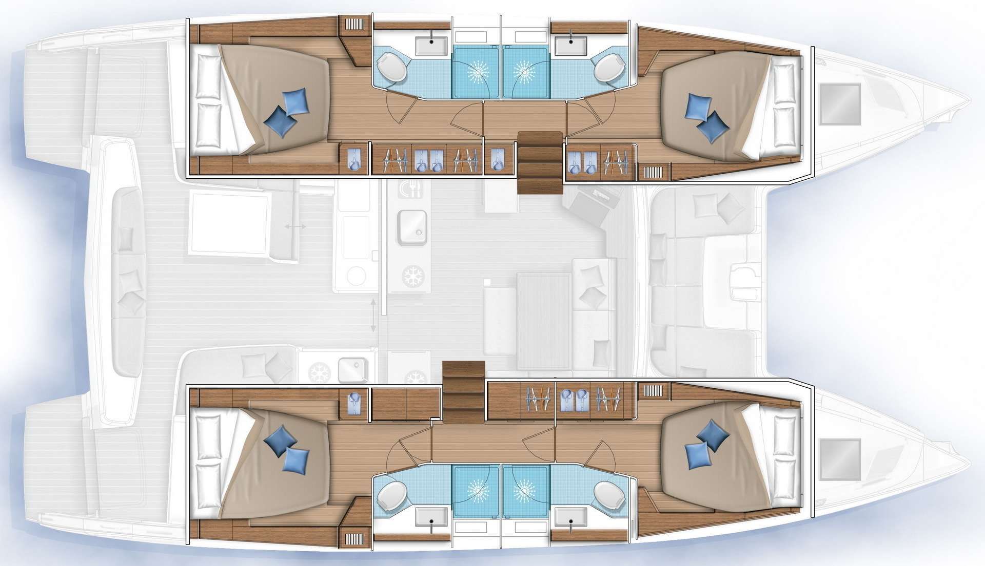 Omnia - Boat Interior Layout