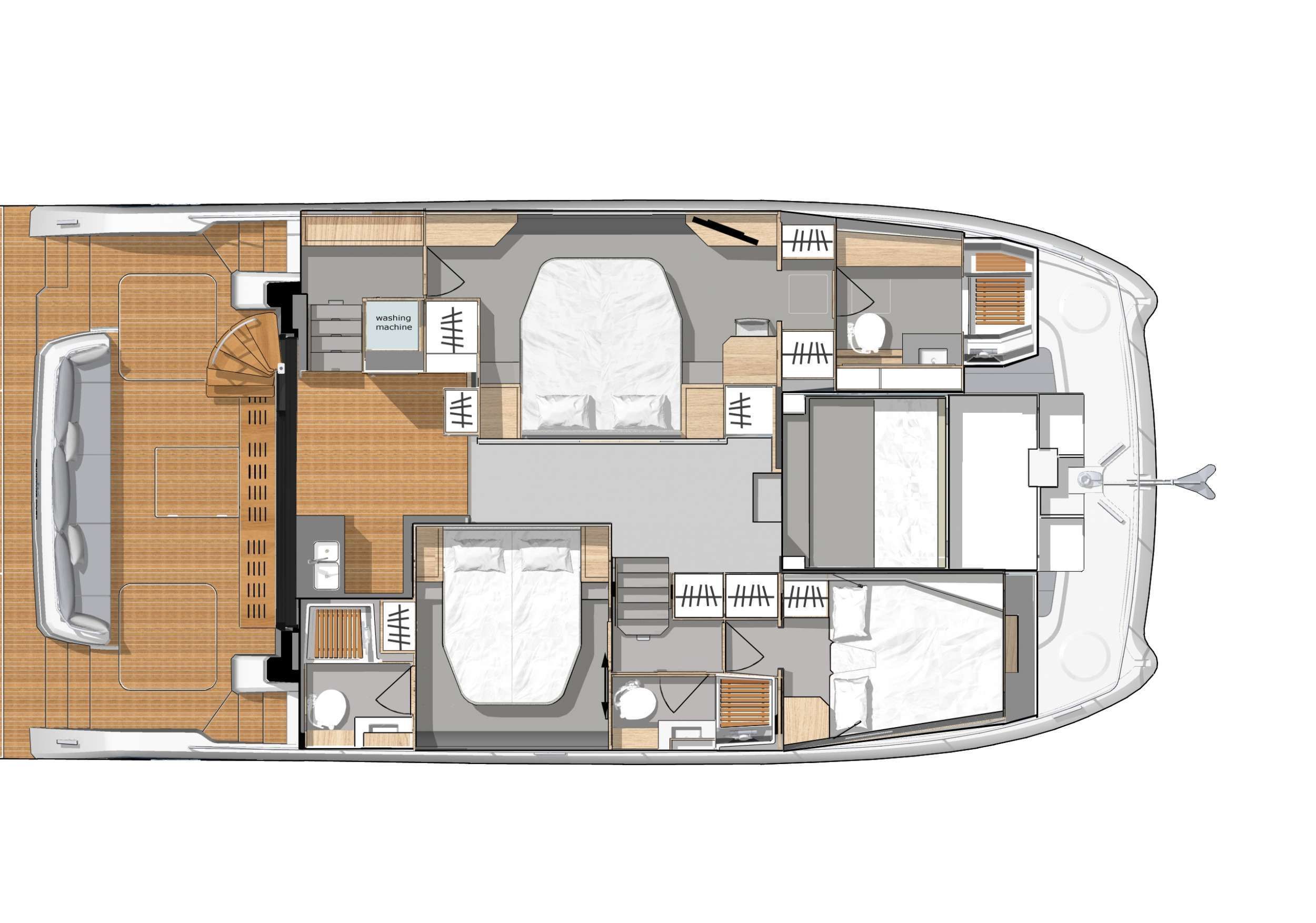 ENDLESS BEAUTY - Boat Interior Layout