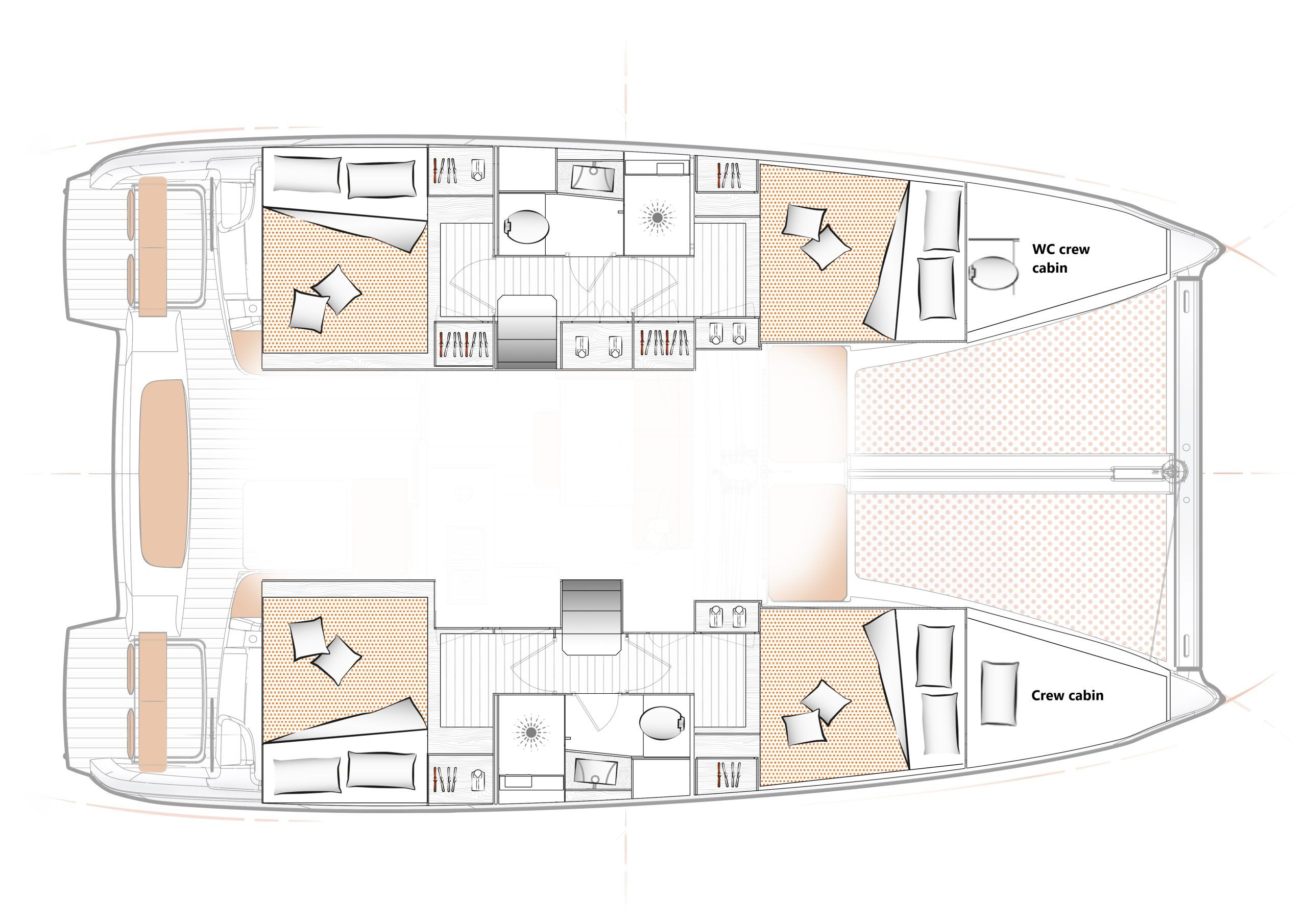 Axieros II – Excess 11 - Boat Interior Layout