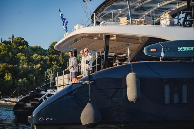 Ionian Catamarans team at my maria