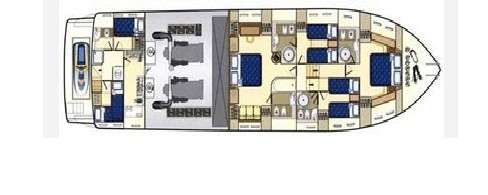 APE&Iota;RON BLUE - Boat Interior Layout