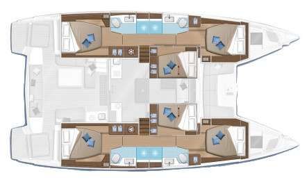 ONEIDA 2 - Boat Interior Layout