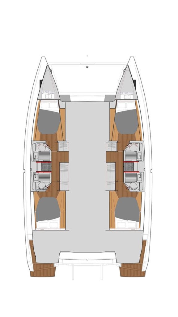 Nostos – Astrea 42 - Boat Interior Layout